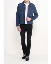 Мужская темно-синяя джинсовая куртка от Baon