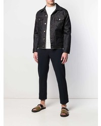 Мужская темно-синяя джинсовая куртка от Tom Ford