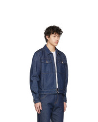 Мужская темно-синяя джинсовая куртка от Random Identities