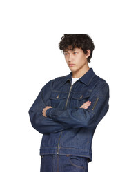 Мужская темно-синяя джинсовая куртка от Random Identities