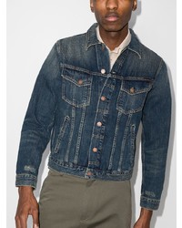 Мужская темно-синяя джинсовая куртка от Nudie Jeans