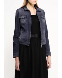 Женская темно-синяя джинсовая куртка от BOSS ORANGE