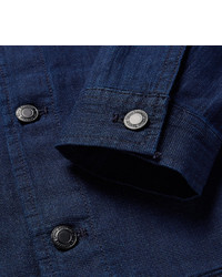 Мужская темно-синяя джинсовая куртка от Oliver Spencer