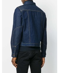 Мужская темно-синяя джинсовая куртка от Calvin Klein Jeans