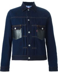 Мужская темно-синяя джинсовая куртка от Comme des Garcons