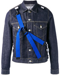 Мужская темно-синяя джинсовая куртка от Comme des Garcons