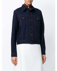 Женская темно-синяя джинсовая куртка от Calvin Klein 205W39nyc