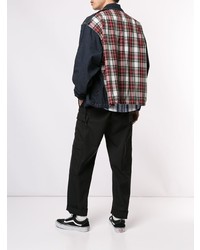 Мужская темно-синяя джинсовая куртка от Facetasm