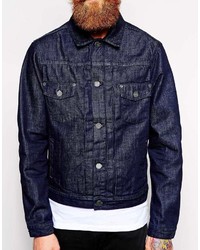 Мужская темно-синяя джинсовая куртка от Farah