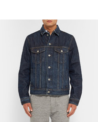 Мужская темно-синяя джинсовая куртка от J.Crew