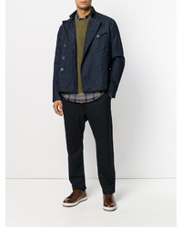 Мужская темно-синяя джинсовая куртка от Barena