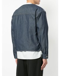 Мужская темно-синяя джинсовая куртка от 08sircus