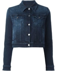 Женская темно-синяя джинсовая куртка от Dolce & Gabbana