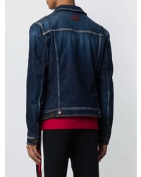 Мужская темно-синяя джинсовая куртка от Dolce & Gabbana