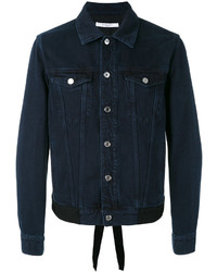 Мужская темно-синяя джинсовая куртка от Givenchy