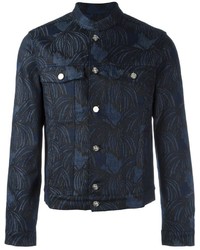 Мужская темно-синяя джинсовая куртка от Kenzo