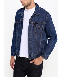 Мужская темно-синяя джинсовая куртка от Levi's