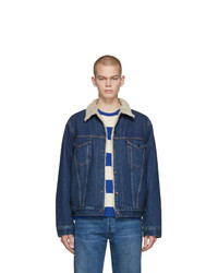 Мужская темно-синяя джинсовая куртка от Levis Vintage Clothing