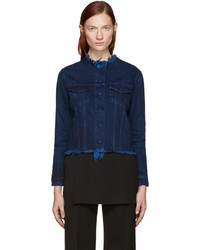 Женская темно-синяя джинсовая куртка от MARQUES ALMEIDA