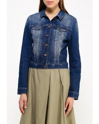 Женская темно-синяя джинсовая куртка от Mavi