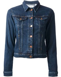 Женская темно-синяя джинсовая куртка от MiH Jeans