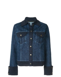 Женская темно-синяя джинсовая куртка от Onefifteen