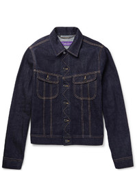 Мужская темно-синяя джинсовая куртка от Ralph Lauren Purple Label