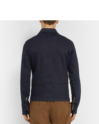 Мужская темно-синяя джинсовая куртка от Tomas Maier