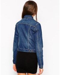 Женская темно-синяя джинсовая куртка от Asos