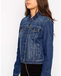 Женская темно-синяя джинсовая куртка от Asos