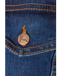 Женская темно-синяя джинсовая куртка от Preen Line