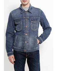 Мужская темно-синяя джинсовая куртка от Wrangler