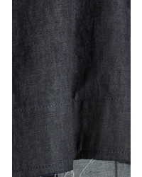 Женская темно-синяя джинсовая майка со складками от Tim Coppens