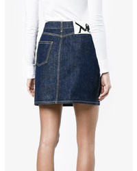 Темно-синяя джинсовая мини-юбка от Calvin Klein 205W39nyc