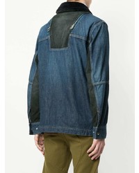 Темно-синяя джинсовая полевая куртка от Sacai