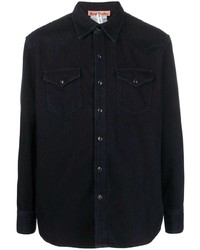 Мужская темно-синяя джинсовая рубашка от Acne Studios