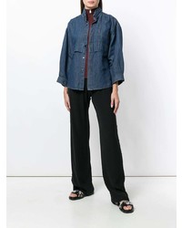Женская темно-синяя джинсовая рубашка от Marni