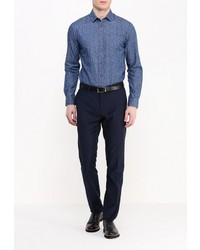 Мужская темно-синяя джинсовая рубашка от Celio