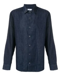 Мужская темно-синяя джинсовая рубашка от Closed