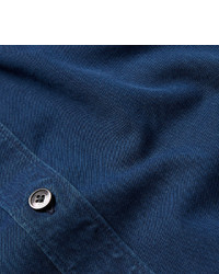 Мужская темно-синяя джинсовая рубашка от Tod's