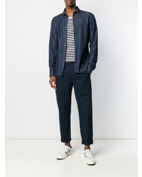 Мужская темно-синяя джинсовая рубашка от Dondup