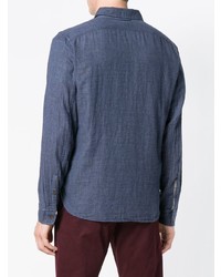 Мужская темно-синяя джинсовая рубашка от Alex Mill