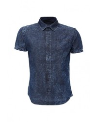 Мужская темно-синяя джинсовая рубашка от Fresh Brand