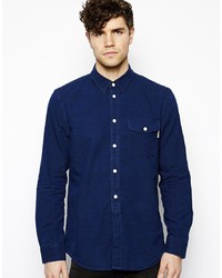 Мужская темно-синяя джинсовая рубашка от Jack Wills