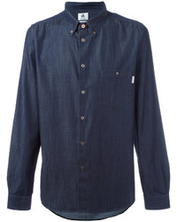 Мужская темно-синяя джинсовая рубашка от Paul Smith