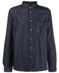 Мужская темно-синяя джинсовая рубашка от PS Paul Smith