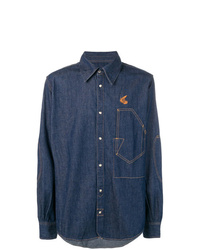 Мужская темно-синяя джинсовая рубашка от Vivienne Westwood Anglomania
