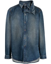 Мужская темно-синяя джинсовая рубашка от Y/Project