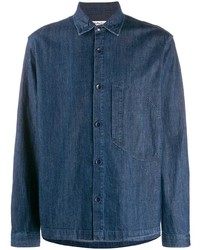 Мужская темно-синяя джинсовая рубашка от YMC