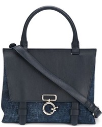 Женская темно-синяя джинсовая сумка от Derek Lam 10 Crosby